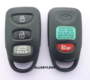 OEM 2011-2016 HYUNDAI ELANTRA keyless entry remote key fob w/trunk OSLOKA-360T - Picture 1 of 4