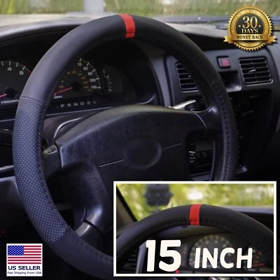 Red Stripe Steering Wheel Cover for 2003-2009 Toyota 4Runner 4th Gen - Image 1 of 4