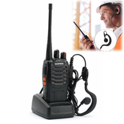  BF-888S Walkie Talkie 5W UHF Handheld Two Way Radio Rechargeable Radio - Image 1 of 4