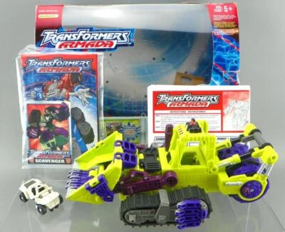 Hasbro 2002 Transformers Armada Max-Cons SCAVENGER & Rollbar Complete w/ Box VGC - Image 1 of 4