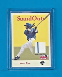 SAMMY SOSA 2005 Fleer Tradition Standouts Jersey #SO-SS PINSTRIPE JERSEY CUBS - Picture 1 of 2