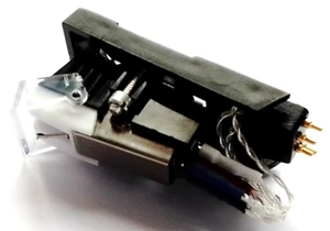 Dual 1214, 1215 Ersatz Litz 5N Silber kabelgebunden Headshell, Patrone, Stylus - Bild 1 von 7
