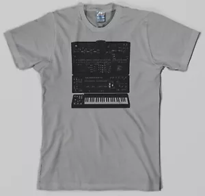 ARP 2600 Sintetizador Camiseta Analógica, Moog, Korg Modular Años 80 Sintetizador Teclado Piano - Imagen 1 de 11