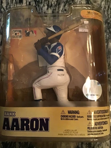Hank Aaron #44 2008 McFarlane Toys Figure Cooperstown Collection Series 5 Braves Cover