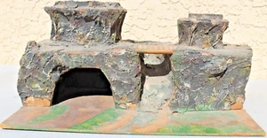 1938 WWII Elastolin Hausser LARGE HILLTOP BATTLEFIELD OBSERVATION BUNKER LOOKOUT - Picture 1 of 8