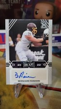 2022 Bernhard Raimann Leaf XRC Auto Card Central Michigan Chippewas