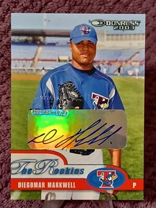 2003 Donruss The Rookies Auto /1000 Diegomar Markwell #50 Rookie RC Blue Jays - Bild 1 von 2