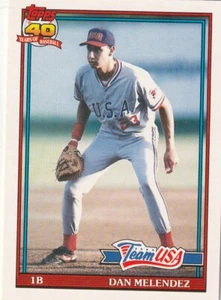 FREE SHIPPING-MINT-1991 Topps Traded Dan Melendez #80T TEAM USA - Picture 1 of 1