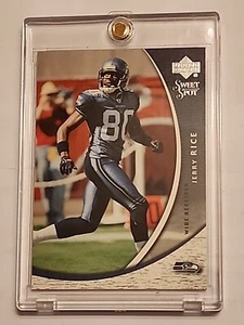 ⚡️ JERRY RICE 2004 UPPER DECK SWEET SPOT SILVER PARALLEL #86 SP 1⚡️ - Bild 1 von 4