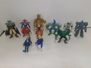10 figure lot Yu-Gi-Oh Dark Magician Kazuki Takahashi Complete wand 1996 Dragon - Picture 1 of 4