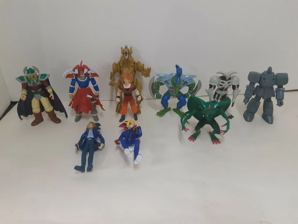 10 figure lot Yu-Gi-Oh Dark Magician Kazuki Takahashi Complete wand 1996 Dragon  - Image 1 of 4