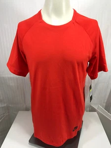 Nike Bonded Short Sleeve T-Shirt Men's Size Small Red/Orange 832208-852 New *W - Picture 1 of 6