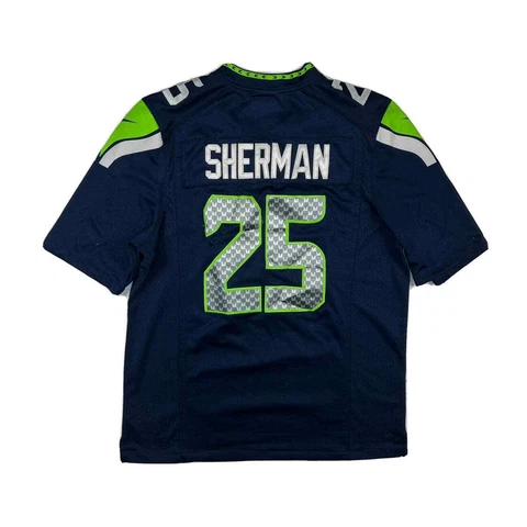 Nike On-Field Seattle Seahawks Jersey S Richard Sherman STITCHED NFL Football Cover