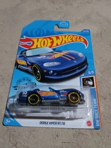 Hot Wheels 2020 Treasure Hunt Dodge Viper R/T 10 HW Race Team #5/5 Set Blue - Picture 1 of 3