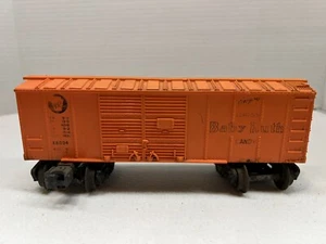 Coche de caja vintage calibre O Lionel X-1004 naranja Curtiss Baby Ruth Candy Railroad - Imagen 1 de 6