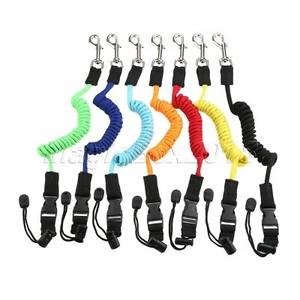 Paddle Leash Safety Kayak Canoe Paddle Leash Fishing Pole Coiled Lanyard Cord - Picture 1 of 13