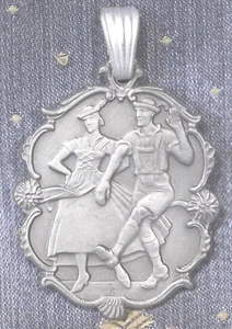 Trachtenschmuck Anhänger Bayern Tracht Charivari - Picture 1 of 2