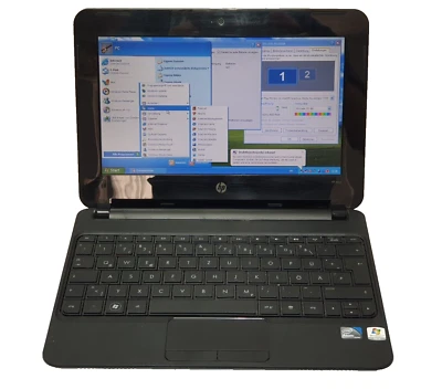 HP Windows XP Mini Notebook 10,1" Intel 1,66 GHz 250GB Diagnose 1GB Laptop VGA - Bild 1 von 4