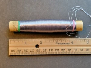 Gorgeous Moroccan Bulk GRAY PURPLE Silk Floss Spool (50+ Yards) Fly Tying - Picture 1 of 2