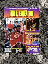 The Big 10 College Basketball Yearbook 1991-92 Magazine NoML EX