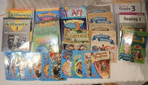 Abeka 3rd Grade Bundle 28 Books Science Health Reading Arithmetic Art Social - Picture 1 of 24