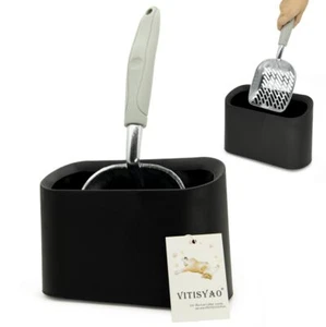 Large Cat Litter Scoop with Holder, Aluminum Cat Litter Sifter Captures All C... - Picture 1 of 7