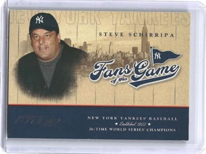 2004 Studio Fans of the Game #219 Steve Schirripa New York Yankees Sopranos - Picture 1 of 2