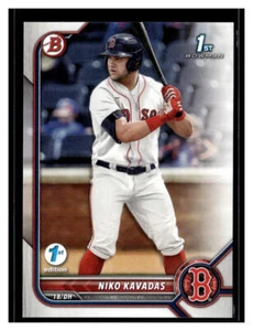 2022 Bowman 1st Edition #B-68PF Niko Kavadas Boston Red Sox - Picture 1 of 2