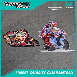 MARC MARQUEZ MOTO GP MIXED STICKER SET - 1 X 140MM + 1 X 170MM STICKERS - Picture 1 of 2