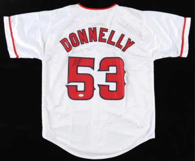 BRENDAN DONNELLY-Los Angeles Angels Signed Custom Jersey (JSA Basic COA) - Image 1 of 4