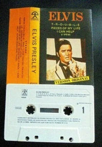 ELVIS PRESLEY / T.R.O-U-B-L-E /  CASSETTE TAPE CINTA INDALO 1984 SPAIN - Imagen 1 de 4