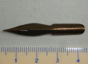 PLUME PEN NIB PENINI SCHREIBENFEDER PERRY ET CO'S ST STEPHENS PEN N°206F - Picture 1 of 1