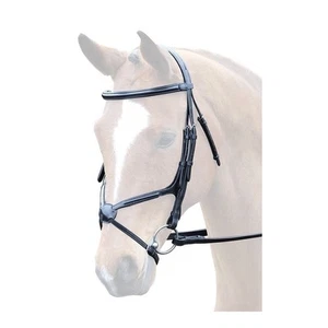 Shires Lavello Grackle Bridle - Italian Leather - Black/Havana - Picture 1 of 3