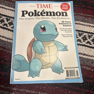 Time Magazine - Pokemon (Squirtle Cover) Printing Error Miscut! - Picture 1 of 3