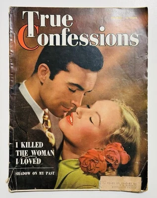Vintage True Confessions Pulp Magazine January 1949 Good 3/10 - Image 1 of 4