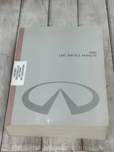 1992 Infiniti Q45 Model G50 Series Genuine Factory Repair Shop Service Manual - Bild 1 von 4
