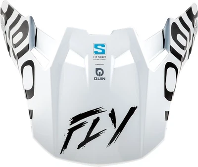 Fly Racing Formula S Carbon Abyss Visor White/Black MD/LG 73-4485 - Image 1 of 2
