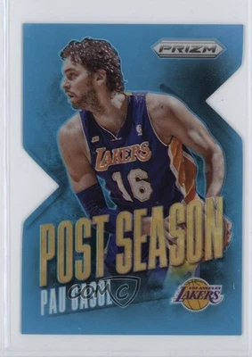 2013-14 Panini Prizm Post Season Light Blue Prizm Die-Cut /199 Pau Gasol #3 HOF - Image 1 of 2