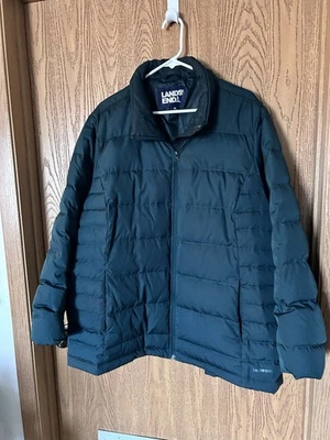 Land’s End Women Size 3X (24W-26W) Green Puffer Coat - Image 1 of 3
