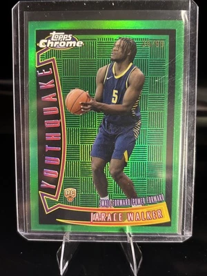 2023-24 Topps Chrome - Youthquake Jarace Walker #YQ-5 Green Refractor /99 (RC) - Image 1 of 4