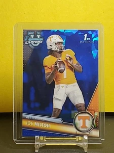 Bowman University Chrome Sapphire Edition 2023 - Joe Milton III #148 (RC) - Foto 1 di 2