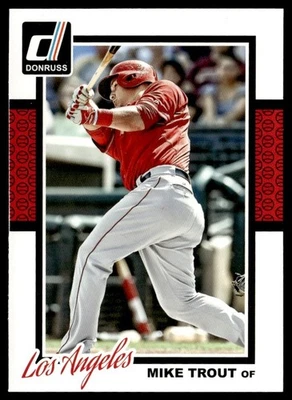 2014 Donruss Mike Trout Los Angeles Angels #301 - Image 1 of 2