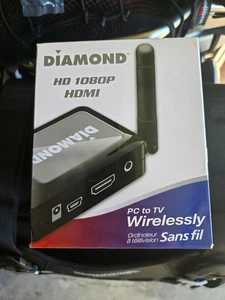 NEW DIAMOND brand HD 1080P VideoStream PC to TV Wirelessly - Picture 1 of 3