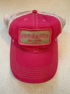 CATÁLOGO SUNDANCE Rosa Marfil Tostado Parche Ajustable Snapback Gorra de Béisbol Sombrero - Imagen 1 de 2