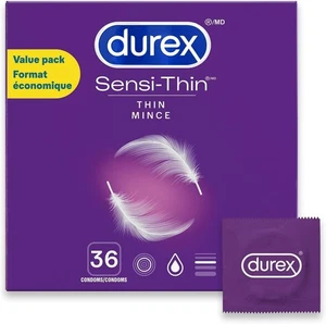 Durex Quality Condoms, Super Thin Lubricated, Mega Value Pack, 36 Count - Picture 1 of 4