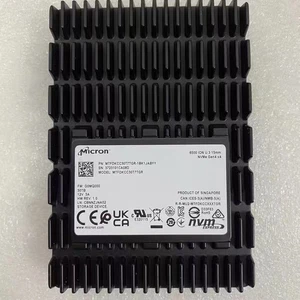 30.72TB 6500 ION MICRON MTFDKCC30T7TGR GEN4 U.3 NVMe Gen4 x4 SSD 15mm GOMQ000 - Picture 1 of 5