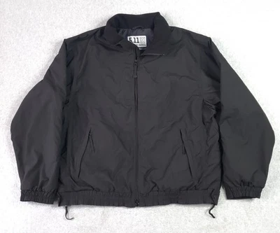 5.11 Tactical Series Jacket Men XL Black Fleece Lined Tactical Windbreaker 48026 - Image 1 of 4