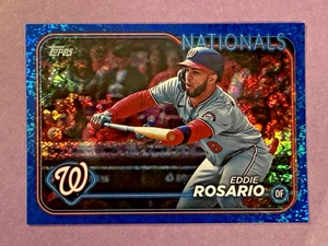 2024 Topps Update - Eddie Rosario Blue Foil Parallel #/999 Washington Nationals - Picture 1 of 5