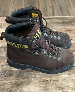 Caterpillar Men Second Shift Work Boot Work Boots Leather Size 8 - Bild 1 von 5