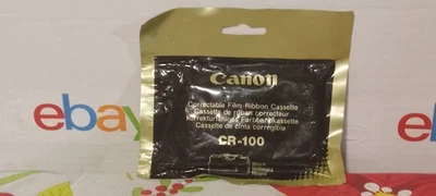 Canon CR-100 Correctable Film Ink Ribbon Cassette Black New Sealed - Image 1 of 4